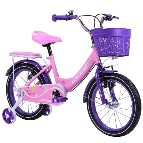 Bicicleta Infantil Love Rosa Aro 16 Unitoys
