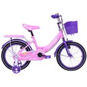 Ver imagem 2 de Bicicleta Infantil Love Rosa Aro 16 Unitoys