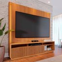 Ver imagem 2 de Estante Painel Tv 75 Pol com Led 200cm Mafra Freijó C05 Mpozenato