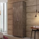 Ver imagem 1 de Armário Alto Multiuso 2 Portas 5 Prateleiras 