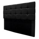 Ver imagem 1 de Cabeceira Cama Box Estofada Queen 160 Cm Bianca Suede Preto
