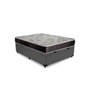 Ver imagem 4 de Cama Box Baú Casal Colchão Gold Espuma D33 Acolchões + Box Sintético 59x138x188:Cinza