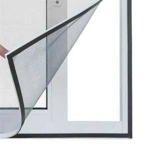 Tela Cortina Magnetica Mosquiteiro Ima Ajustavel Facil Instalação Dengue Janela Inseto