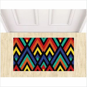 TAPETE CAPACHO LISTRAS DECORATIVAS, MEDIDA PORTA PARA SALA QUARTO, BANHEIRO,