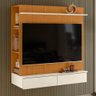 Closet com Painel Wave Cinamomo/off White para Tv até 42” - Móveis Albatroz - 2