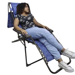 Cadeira Espreguiçadeira Praia Reclinavel Dobravel Verao Piscina Jardim Quintal Descanso Lazer Pescar - 15