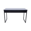 Ver imagem 2 de Mesa de Escritório Office Estilo Industrial Casavezi 120 X 60 Cm Preto com Pés Preto