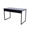 Ver imagem 1 de Mesa de Escritório Office Estilo Industrial Casavezi 120 X 60 Cm Preto com Pés Preto