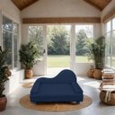 Ver imagem 2 de Mini Sofá Cama Divã Pet Cães e Gatos Orgânico Confortável e Reforçado Suede