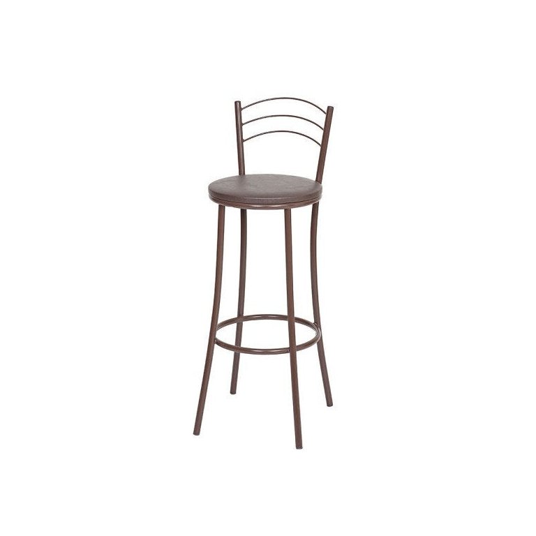 Kit 2 Banquetas Fixas BP26A de Metal e Assento Espuma D15 Treparoni