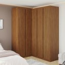 Ver imagem 1 de Guarda-Roupa Planejado 3 Peças 5 Portas Arani CabeCasa MadeiraOriginals Marrom/Cinamomo