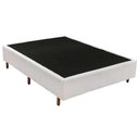 Ver imagem 1 de Cama Box Base Casal Universal Bordado White (138x188x25) - Polar