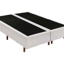 Ver imagem 2 de Cama Box Base Casal Universal Bordado White (138x188x25) - Polar