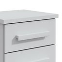 Ver imagem 3 de Kit 2 Mesas de Cabeceira Baião Branco - Móveis Lopas