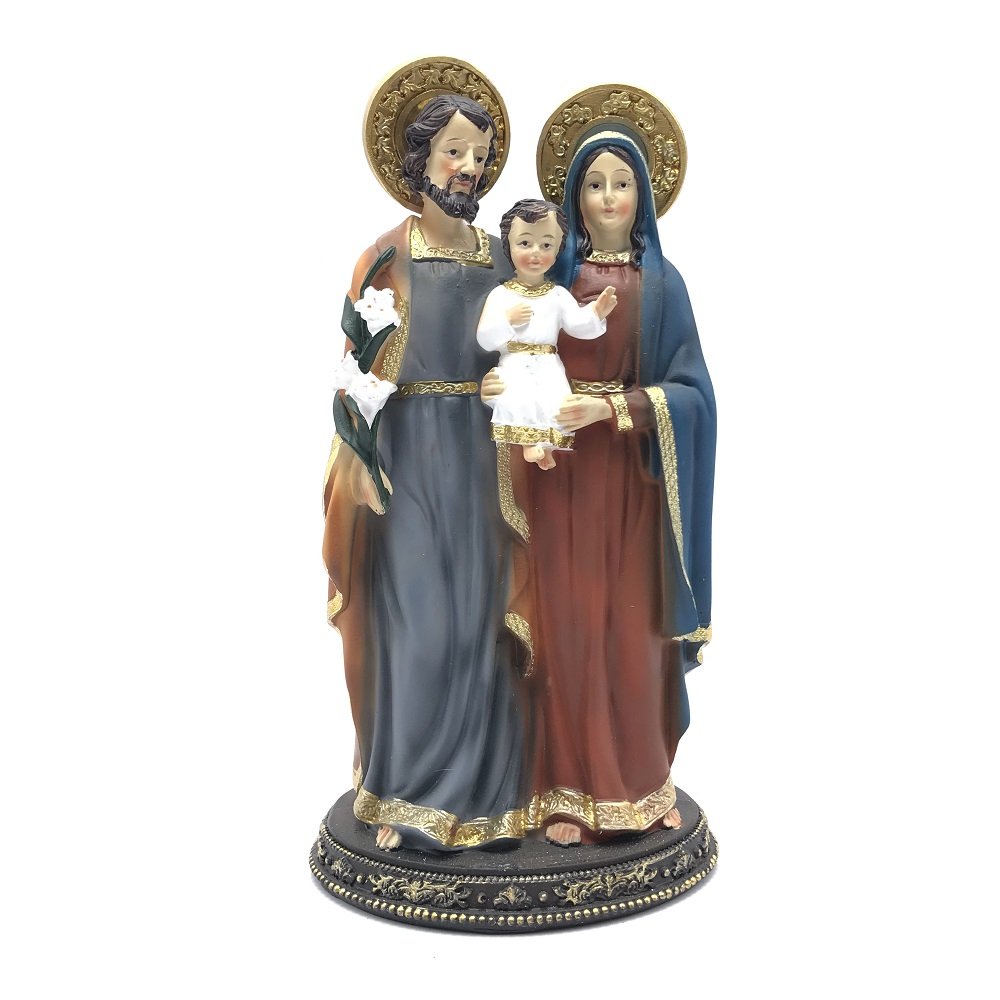 Imagem Sagrada Família Grande Resina 22 Cm - 1
