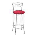 Ver imagem 1 de Kit 2 Banquetas Cromadas BC26B de Metal e Assento Espuma D15 Treparoni