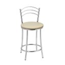 Ver imagem 1 de Kit 2 Banquetas Cromadas BC26C de Metal e Assento Espuma D15 Treparoni