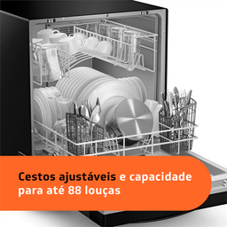 Lava Louças Brastemp 8 Serviços Preta - BLF08AE 110v - 9