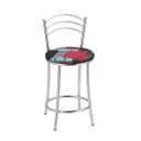 Ver imagem 1 de Kit 2 Banquetas Cromadas BC26C de Metal e Assento Espuma D15 Treparoni