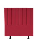 Ver imagem 2 de Kit Cabeceira e Calçadeira Baú Casal 140cm Cancun Courino Vermelho - D A DECOR