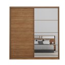 Ver imagem 4 de Conjunto Quarto Guarda Roupa com Espelho e Comoda Napolis Amendola