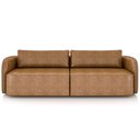 Ver imagem 4 de Sofá 3 Lugares Sala Living Orgânico 220cm Oregon K01 Couríssimo Whisky - Lyam Decor