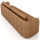 Ver mais imagens de Sofá 3 Lugares Sala Living Orgânico 220cm Oregon K01 Couríssimo Whisky - Lyam Decor