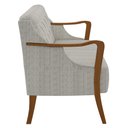 Ver imagem 5 de Poltrona Namoradeira 2 Lugares 135cm Capitonê Lapa M22 Linho Cru - Mpozenato