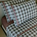 Ver imagem 2 de Jogo de lençol VivaIN flanela KING Onix Marrom 4 peças