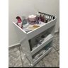 MAIS VENDIDO Carrinho Organizador Salão Estética Manicure Auxiliar Branco Pedicure - 1
