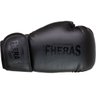 Luva de Boxe Muay Thai MMA Pro All Black Fheras 16Oz - 4