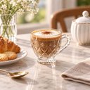 Ver imagem 4 de Jogo 24 Xícaras Cristal Chá Café 200ml Lyor Lile Mesa Posta