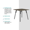 Ver imagem 7 de Conjunto Sala de Jantar Carraro Galway com Mesa e 4 Cadeiras