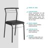 Conjunto Sala de Jantar Carraro Galway com Mesa e 4 Cadeiras - 8