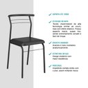 Ver mais imagens de Conjunto Sala de Jantar Carraro Galway com Mesa e 4 Cadeiras