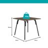 Conjunto Sala de Jantar Carraro Galway com Mesa e 4 Cadeiras - 5