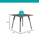 Ver imagem 5 de Conjunto Sala de Jantar Carraro Galway com Mesa e 4 Cadeiras