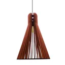 Ver imagem 1 de Luminária Teto tipo Pendente FUNIL MDF - Completa:Marrom