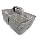 Ver imagem 1 de Cesto Organizador Multiuso Rattan 3 Div Porta Uten Rischioto