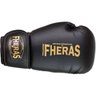 Luva de Boxe Muay Thai MMA Pro Black Golden Fheras 8Oz - 4