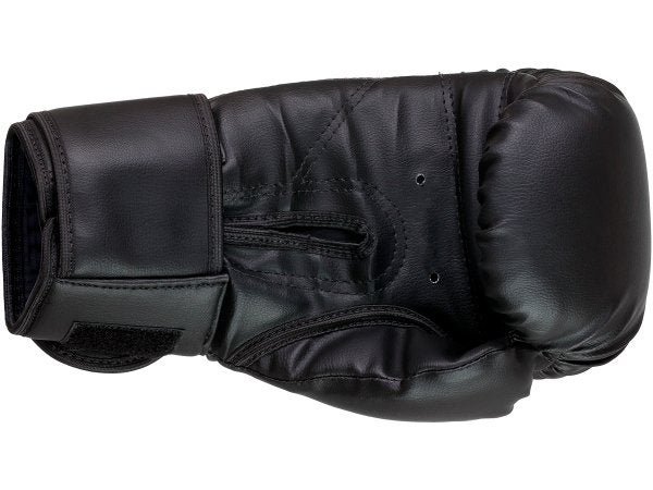 Luva de Boxe Muay Thai MMA Pro All Black Fheras 08Oz - 3