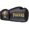 Luva de Boxe Muay Thai MMA Pro Black Golden Fheras 10Oz - 4