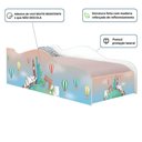 Ver imagem 5 de Cama Solteiro Infantil com Colchão Volta Ao Mundo MDF Branco Casah