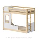 Ver imagem 6 de Beliche Infantil Montessoriana com LED e Janela New Garden Casatema MadeiraOriginals Marrom/Branco