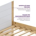 Ver imagem 7 de Beliche Infantil Montessoriana com LED e Janela New Garden Casatema MadeiraOriginals Marrom/Branco