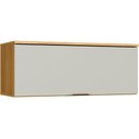 Ver imagem 1 de Armário Aéreo de Cozinha Copenhague 80cm 1 Porta Basculante Marrom Fosco Decibal Móveis