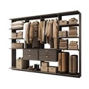 Ver imagem 2 de Closet Modulado 4 Gavetas Alasca Preto Touch Carraro