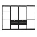 Ver imagem 3 de Closet Modulado 4 Gavetas Alasca Preto Touch Carraro