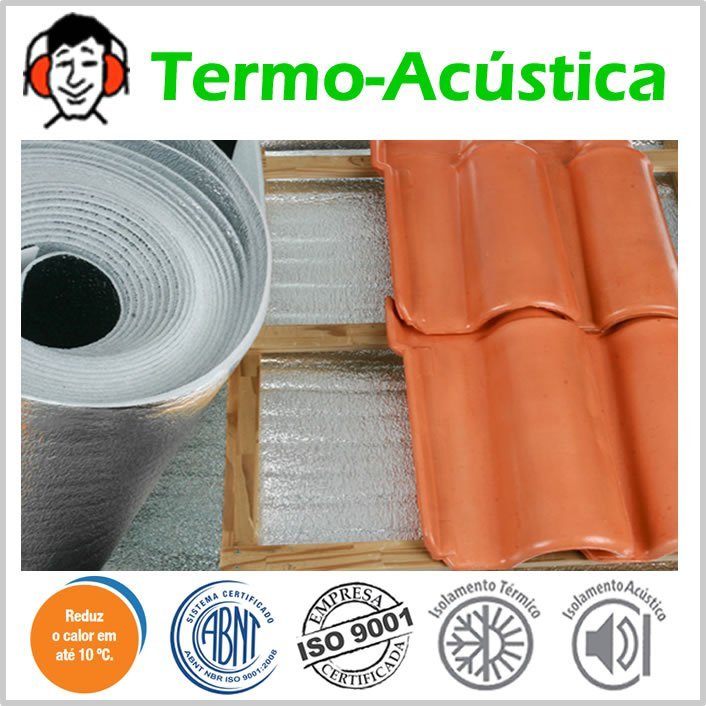 Manta Termoacústica 1 Face 2 mm (50m²) Multipex Termo-Acústica - 4