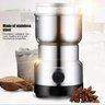 Moedor doméstico mini pulverizador elétrico de ervas de aço inoxidável lâmina 110V - 5